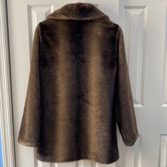 Faux Fur Mink Coat - Picture 2 of 12